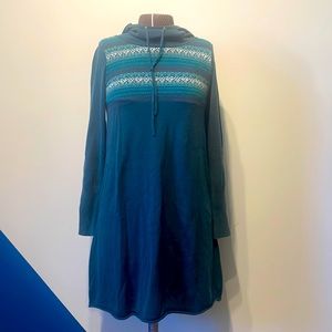 Prana hooded sweater dress.